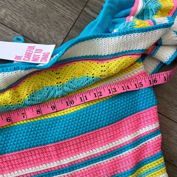 NWT Lilly Pulitzer Canaria Off Shoulder Sweater Top S - Picture 4 of 5